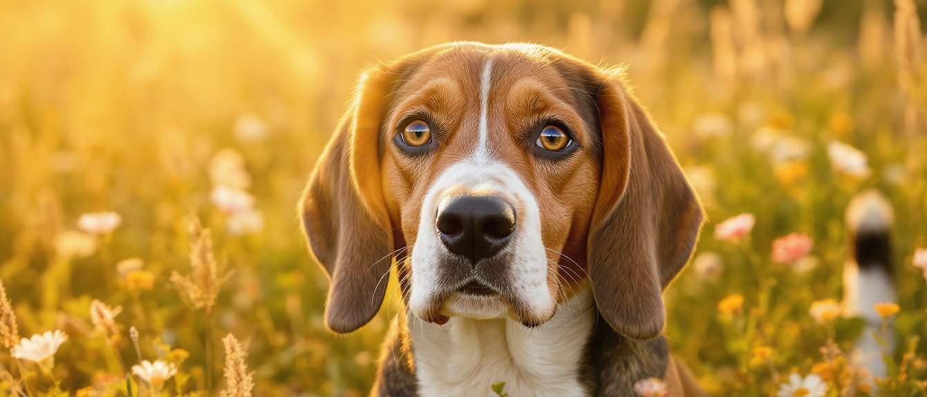 biglių medžioklinis šuo švelnus