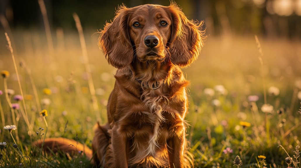 vidutinio dydžio energingi šonuodegiai retriveriai